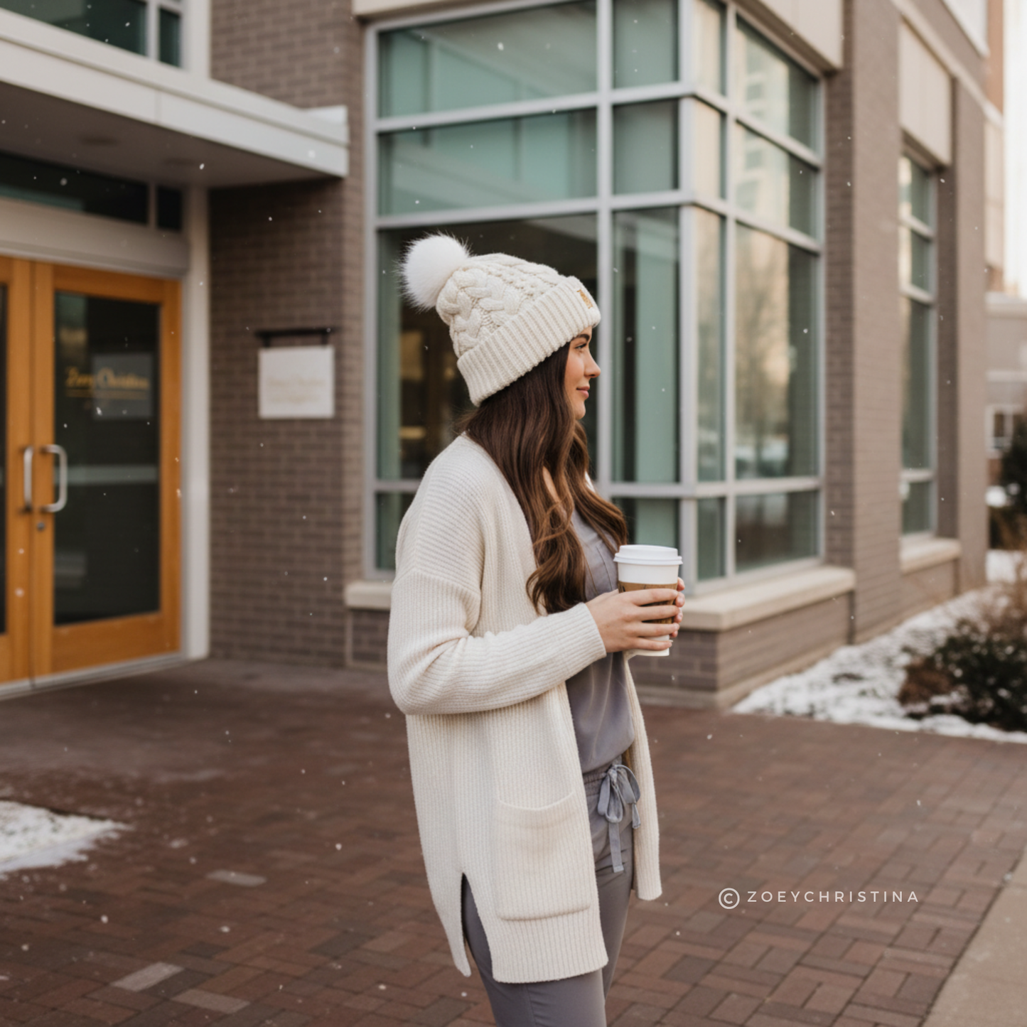X-Ray Tech Beanie – Cozy Plush Lined Winter Hat for Medical Professionals