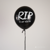 RIP to My Youth Black Latex Balloons – 12” Over-the-Hill & Spooky Birthday Decor