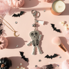 Rhinestone Skeleton Keychain: Bling Skeleton Gift for Radiologists, Techs & Med Students
