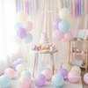 Smiley Face Pattern Balloons – Cute Pastel Party Decorations