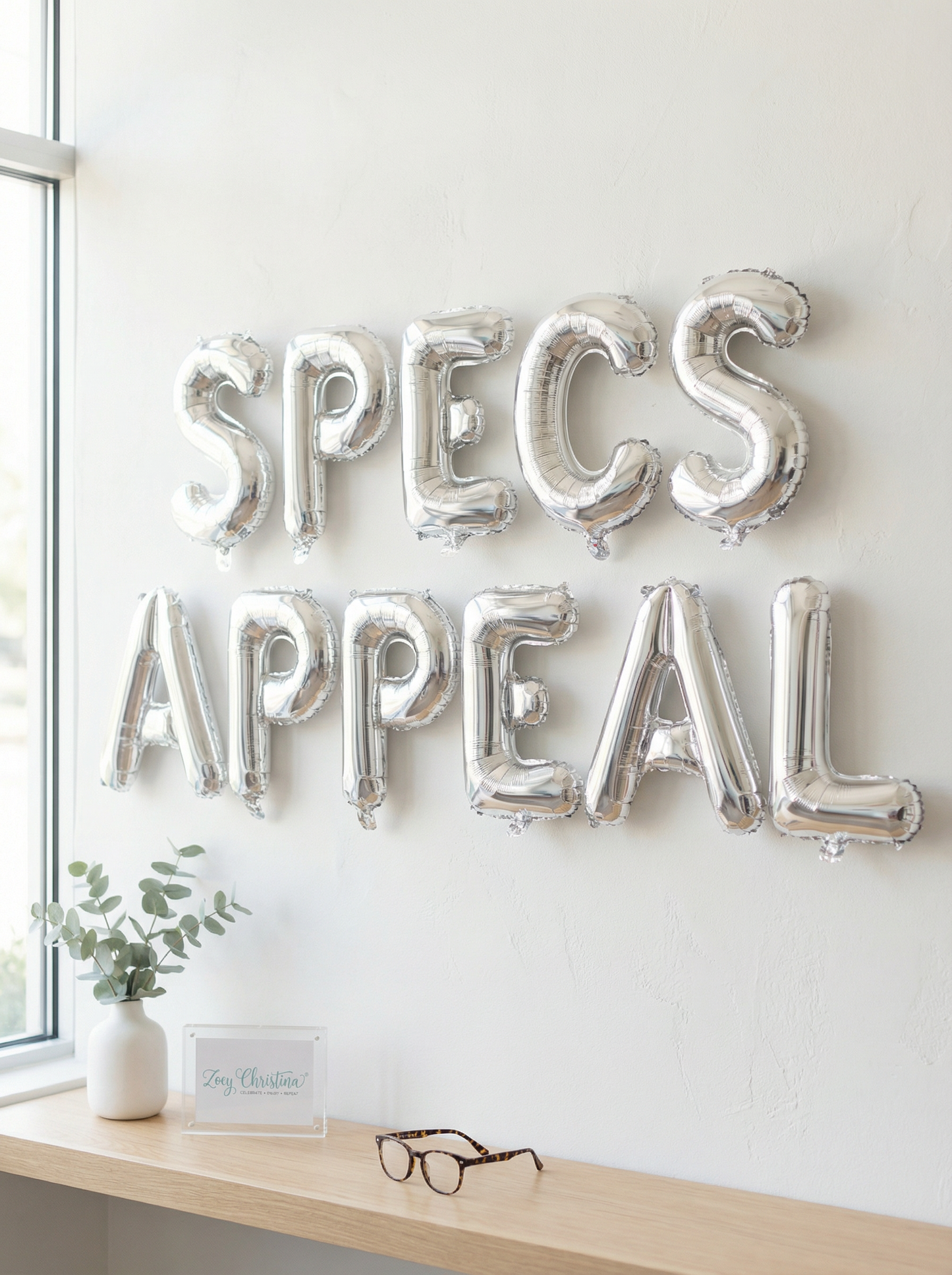 Optometry Foil Letter Balloon Kits – Graduation & Eye Care Celebration Decor