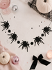 🖤 Exclusive Halloween Bat Glitter Banner – Up to 42” Wide