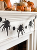 🖤 Exclusive Halloween Glitter Spider Banner –  | Up to 42” Wide