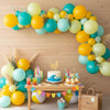 Beachy Balloon Garland – Summer Party Decor with Cool Coastal Colors
