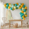 Beachy Balloon Garland – Summer Party Decor with Cool Coastal Colors