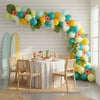 Beachy Balloon Garland – Summer Party Decor with Cool Coastal Colors