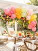 Vibrant Tropical Balloon Arch – Luau, Beach, Summer & Fruit-Themed Party Decor Palm Springs
