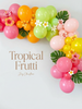 Vibrant Tropical Balloon Arch – Luau, Beach, Summer & Fruit-Themed Party Decor Palm Springs