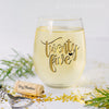Twenty Five Birthday Wine Glass