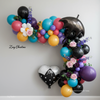 Black Umbrella Foil Balloon – Gothic Wednesday-Inspired Party Decor