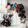 Black Umbrella Foil Balloon – Gothic Wednesday-Inspired Party Decor