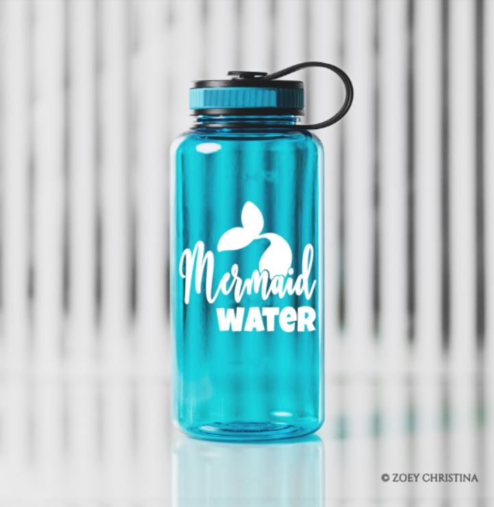 Mermaid water - water bottle - Mermaid water bottle - Can't be a ...