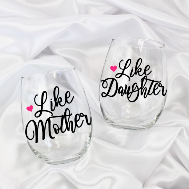 like mother like daughter prosecco glasses