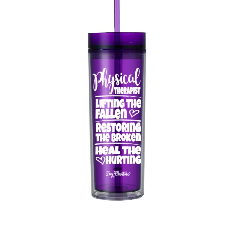 Personalized Physical Therapist Tumbler Physical Therapy Physical Therapist Therapist Gift